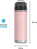 Thermos ICON Series Stainless Steel Water Bottle with Spout, 24oz/710mL (IS2202)