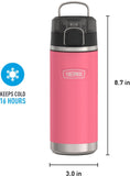 THERMOS ICON Series Stainless Steel Kids Water Bottle with Spout 18oz/530mL (IS2502)