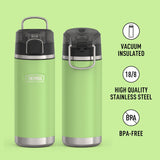 THERMOS ICON Series Stainless Steel Kids Water Bottle with Spout 18oz/530mL (IS2502)