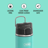 THERMOS ICON Series Stainless Steel Kids Water Bottle with Spout 18oz/530mL (IS2502)