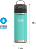 THERMOS ICON Series Stainless Steel Kids Water Bottle with Spout 18oz/530mL (IS2502)