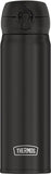 Thermos Lightweight Stainless Steel Vacuum Insulated Tumbler, Matte Black (JNL Pattern Series)