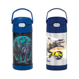 Thermos FUNtainer Stainless Steel 12oz/355mL Straw Bottle - Jurassic World 2
