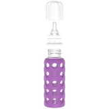 LifeFactory 6 Glass Bottles Baby Starter Kit (4) 4-Ounce Baby Bottle, (2) 9-Ounce Baby Bottle, (2) Flat Caps, (2) Sippy Caps, (2) Stage 2 Nipples
