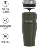 THERMOS Stainless King Vacuum-Insulated Travel Tumbler, 16oz / 450mL (SK1005)