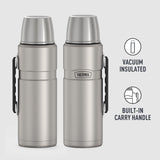 THERMOS Stainless King Vacuum-Insulated Beverage Bottle, 68oz/2.0L (SK2020)