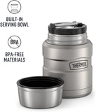 Thermos Stainless King 16oz/470mL Food Jar with Stainless Steel Folding Spoon (SK3000 Series)