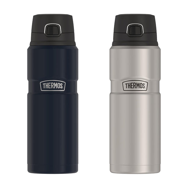 Thermos 40oz Stainless King Beverage Bottle - Midnight Blue