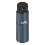 THERMOS Stainless King Vacuum-Insulated Spout Drink Bottle, 24oz/710mL (SK4000)