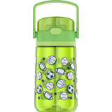 Thermos 14oz/410mL Tritan Plastic Water Bottle with Flip Up Straw and Handle (TP4351)