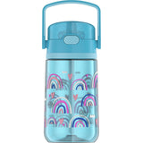 Thermos 14oz/410mL Tritan Plastic Water Bottle with Flip Up Straw and Handle (TP4351)