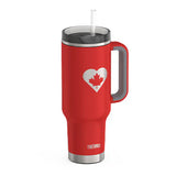 *NEW* Thermos 40oz/1.2L Stainless Steel insulated Tumbler w Lid & Straw - Canadiana True North