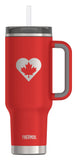 *NEW* Thermos 40oz/1.2L Stainless Steel insulated Tumbler w Lid & Straw - Canadiana True North