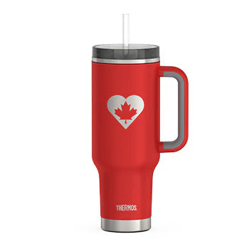 *NEW* Thermos 40oz/1.2L Stainless Steel insulated Tumbler w Lid & Straw - Canadiana True North