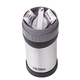 Thermos 16oz/470mL Vacuum Insulated Stainless Steel Food Jar with Folding Spoon [2340TRI6]