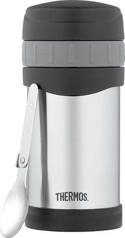 Thermos 16oz/470mL Vacuum Insulated Stainless Steel Food Jar with Folding Spoon [2340TRI6]
