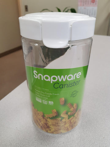 Snapware Cylinder Canister with Pop Up Lid