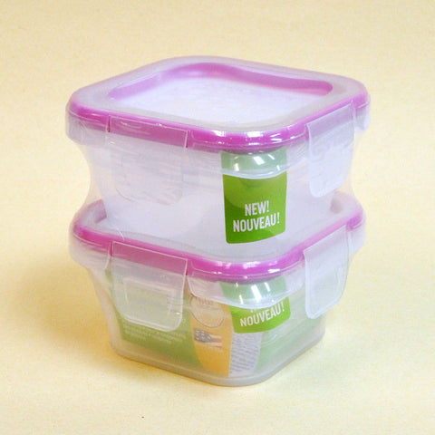 Square Snapware Plastic Food Storage Set (2 PCS)