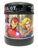 Thermos FUNtainer Stainless Steel 10oz/290mL Food Jar - Marvel Avengers Universe