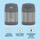 Thermos FUNtainer 290mL Stainless Steel Food Jar with Spoon (F3100 Series)