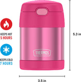 Thermos FUNtainer 290mL Stainless Steel Food Jar with Spoon (F3100 Series)