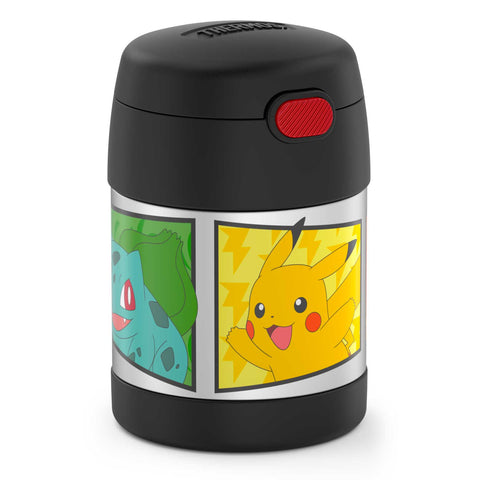 Thermos F3101PM6 Funtainer 10 oz. Stainless Steel Pokemon Food Jar