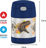 Thermos FUNtainer Stainless Steel 10oz/290mL Food Jar with Fold-able Spoon - Jurassic World