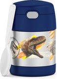 Thermos FUNtainer Stainless Steel 10oz/290mL Food Jar with Fold-able Spoon - Jurassic World
