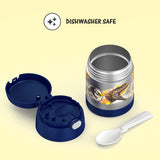 Thermos FUNtainer Stainless Steel 10oz/290mL Food Jar with Fold-able Spoon - Jurassic World