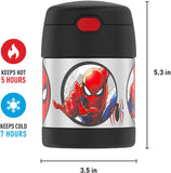Thermos FUNtainer Stainless Steel 10oz/290mL Food Jar with Fold-able Spoon - Spiderman