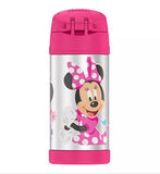 Thermos FUNtainer Stainless Steel 12oz/355mL Straw Bottle - Minnie Mouse