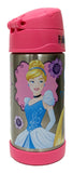 Thermos FUNtainer Stainless Steel 12oz. Straw Bottle - Disney Princess
