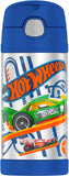 Thermos FUNtainer Stainless Steel 12oz/355mL Straw Bottle - Hot Wheels