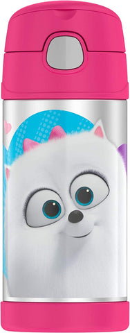 Thermos FUNtainer Stainless Steel 12oz/355mL Straw Bottle - The Secret Life of Pets 2