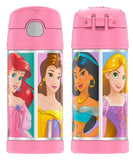 Thermos FUNtainer Stainless Steel 12oz. Straw Bottle - Disney Princess