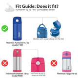THERMOS Funtainer Bottle Replacement Straws for 12 Ounce (F401) (See Fit Guide)