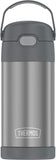 Thermos FUNtainer Stainless Steel 355mL Straw Bottle, Solid Color (F4100 Series)