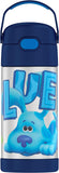 Thermos FUNtainer Stainless Steel 12oz/355mL Straw Bottle - Blue's Clue