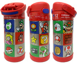 Thermos FUNtainer Stainless Steel 12oz/355mL Straw Bottle - Super Mario Brothers