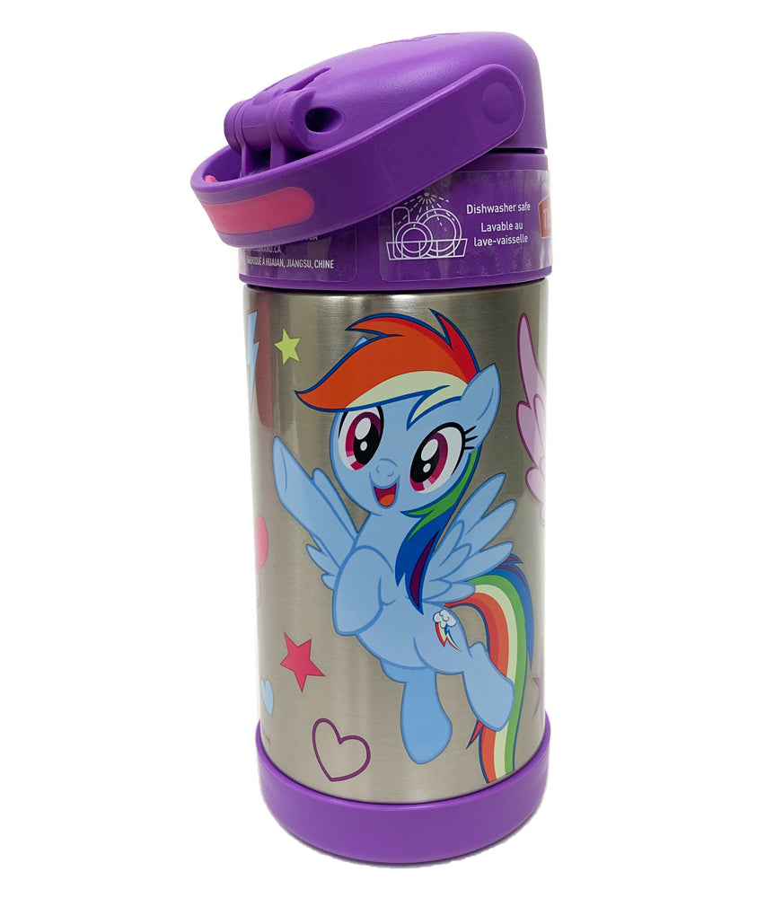 Thermos FUNtainer Stainless Steel 12oz. Straw Bottle My Little Pony