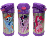 Thermos FUNtainer Stainless Steel 12oz/355mL Straw Bottle - My Little Pony