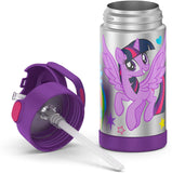 Thermos FUNtainer Stainless Steel 12oz/355mL Straw Bottle - My Little Pony