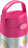 Thermos FUNtainer Stainless Steel 12oz/355mL Straw Bottle - Peppa Pig