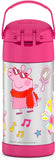 Thermos FUNtainer Stainless Steel 12oz/355mL Straw Bottle - Peppa Pig
