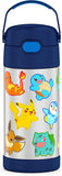 Thermos FUNtainer Stainless Steel 12oz. Straw Bottle - Pokemon