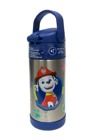 THERMOS FUNTAINER 12 Ounce Stainless Steel Vacuum Insulated Kids Straw  Bottle, Pokemon