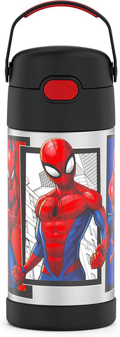 Thermos FUNtainer Stainless Steel 12oz/355mL Straw Bottle - Spider-man