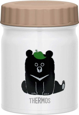 Thermos Vacuum Insulated Special Edition Black Bear Stainless Steel Food Jar (JBT-500)