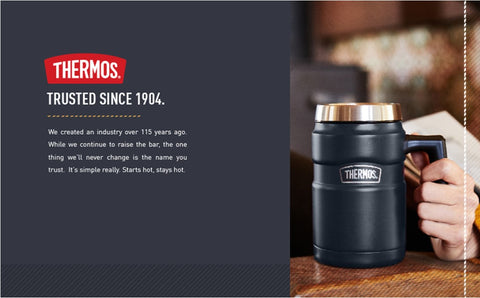 Thermos Stainless King 16oz 470mL Coffee Desk Mug SK1600 Series