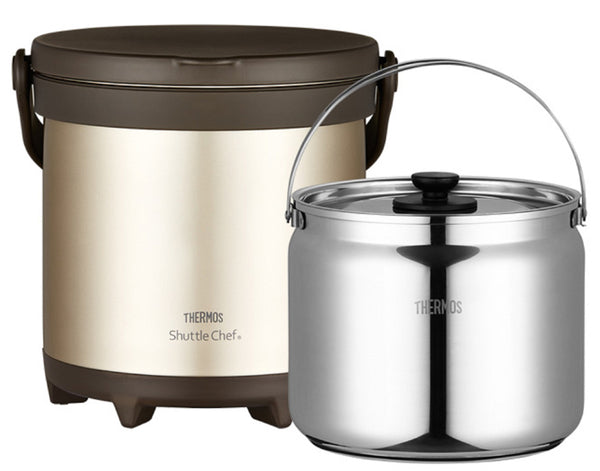 Thermos Brand 4.5L Stainless Steel Carry Out Shuttle Chef Thermal